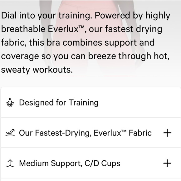 Lululemon Wunder Train Longline Bra Orange Frappe - Picture 6 of 6